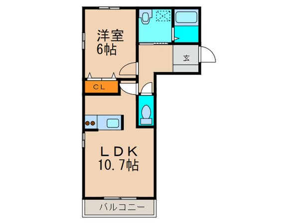 ジュネス大森の物件間取画像